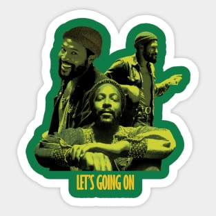 Marvin Gospel Light Green Sticker